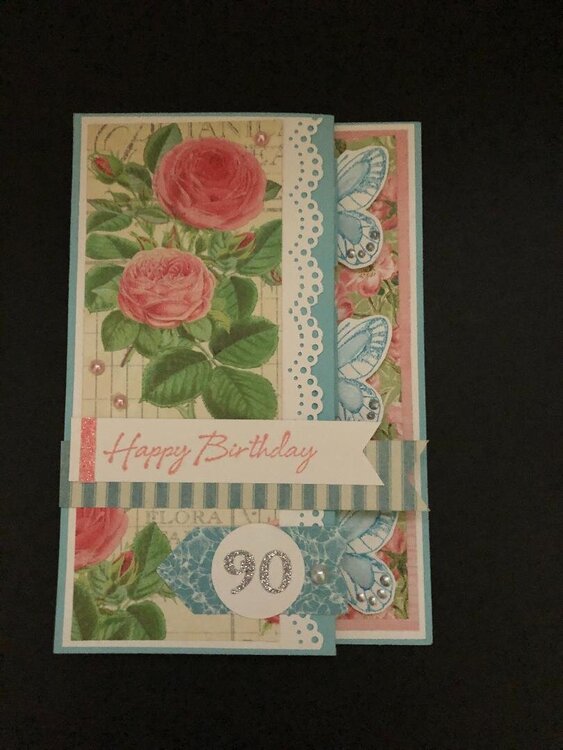 BT 90th Birthday Card Closed