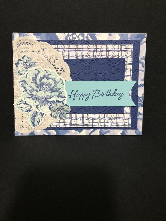 Blue Birthday Card Requested # 4