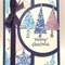 Purple, Blue and Teal Christmas Tree/Snowflake Card