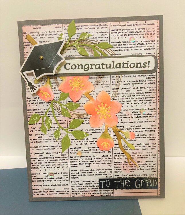 Peachy Graduation Card