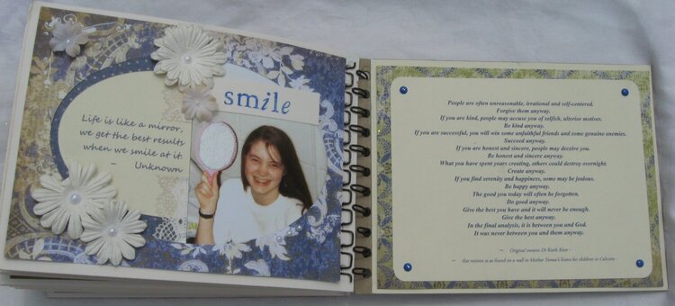 Smile and Mother Theresa Quote Pages
