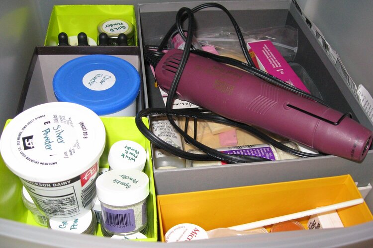 Stamping Supplies Bin Drawer