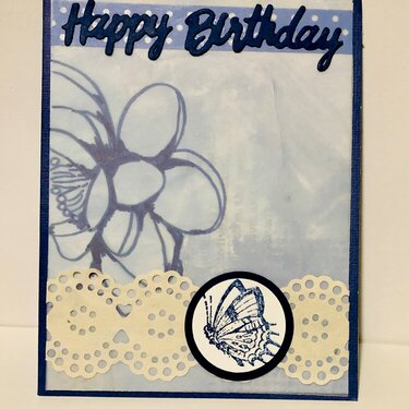 Blue Birthday Card Requested #8