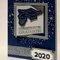 Blue 2020 Graduation Swing Fold Card Front