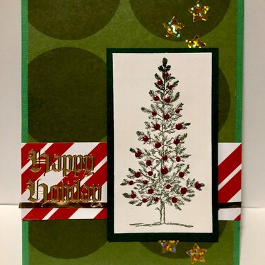 Happy Holiday Tree Card