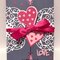 Pink and Grey Gatefold Card Closed