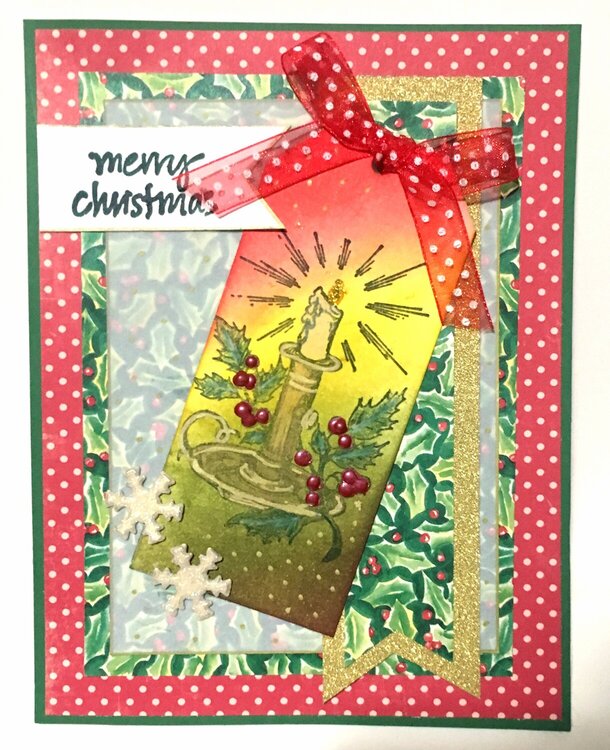 Candle Tag Card