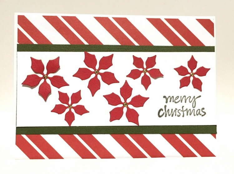 Poinsettia Dance Christmas Card