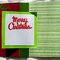 Noel Striped Christmas Flip Card Inside