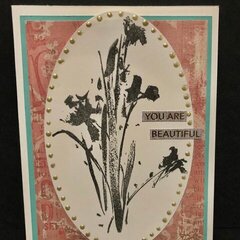 Beautiful Irises Card
