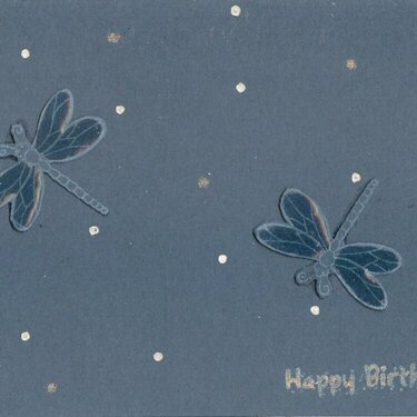 dragonfly birthday card