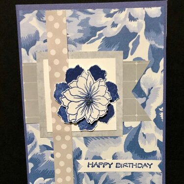 Blue Birthday Card Requested #2