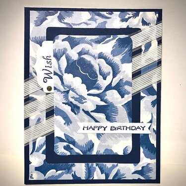 Blue Birthday Card Requested # 3