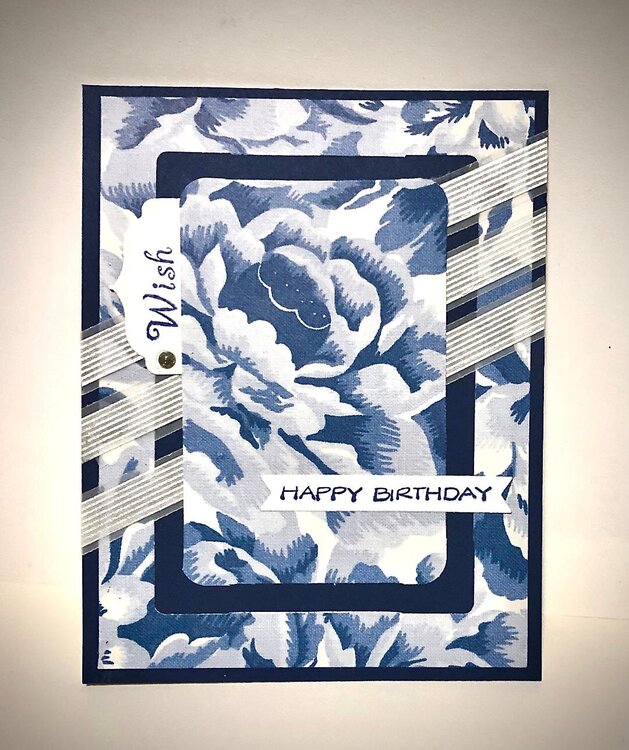 Blue Birthday Card Requested # 3