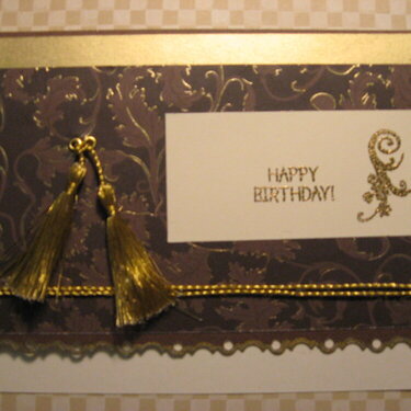 Happy Birthday Brown Card - NSBD challenge