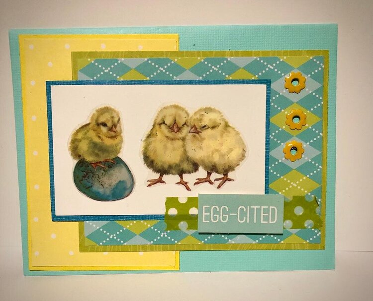 3 Chicks Easter Card