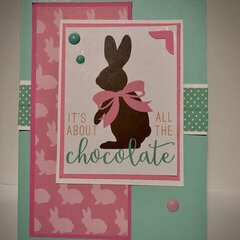 Choco Bunny Card