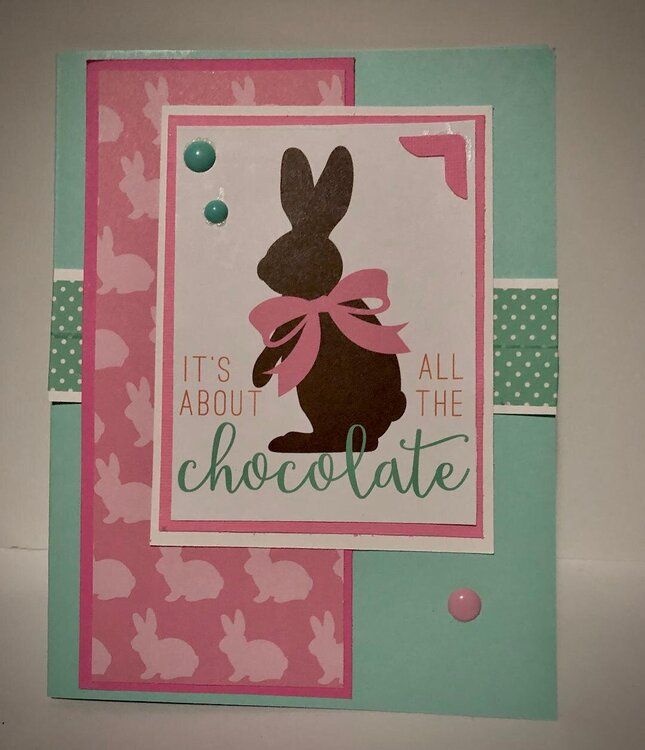 Choco Bunny Card