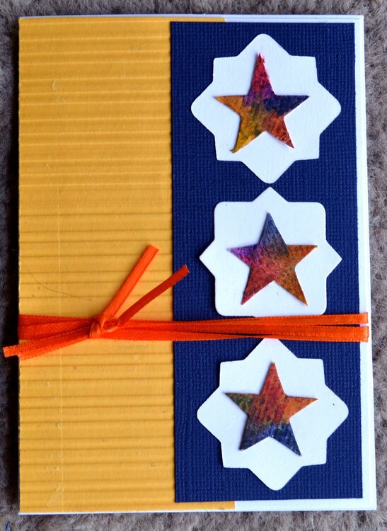 Colored Stars Card