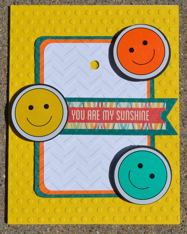 You are My Sunshine Smiley Card