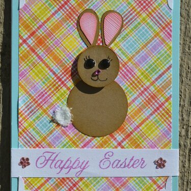 Paper Pieced Easter Bunny Card