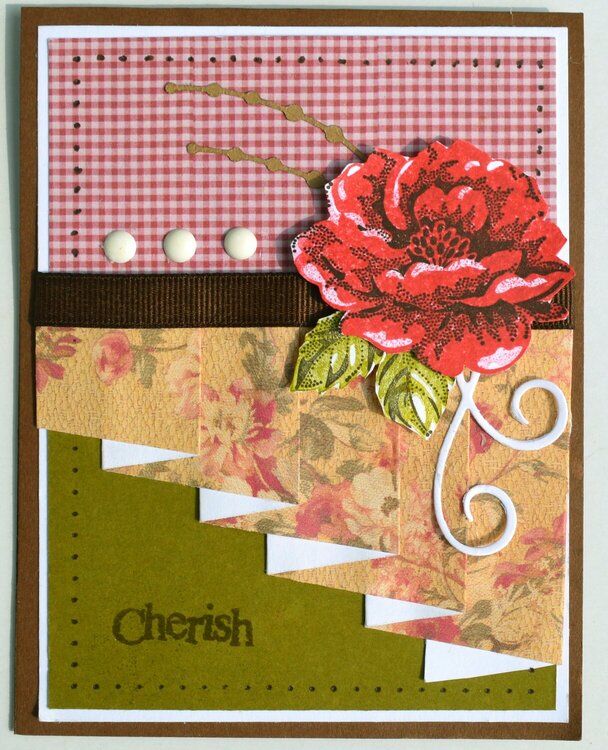 Cherish Rose Birthday Card