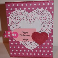 Doily Heart Valentine's Card