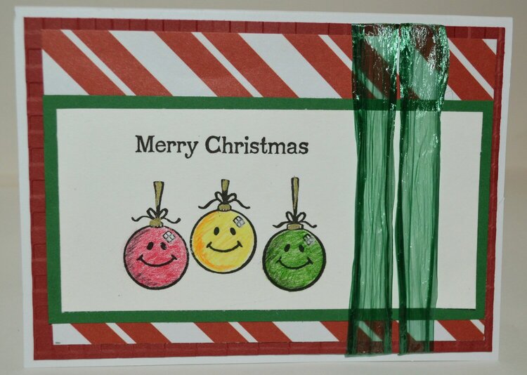 Smiley Ornaments Card