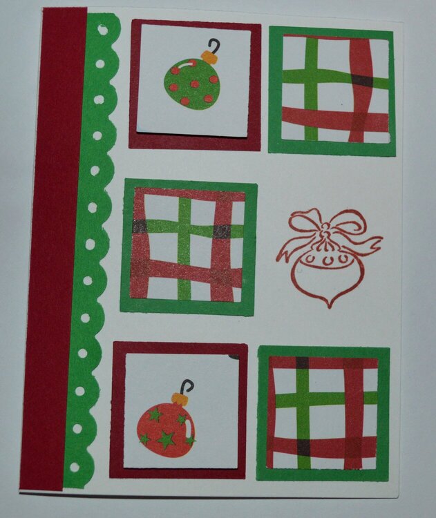 Block Ornament Card