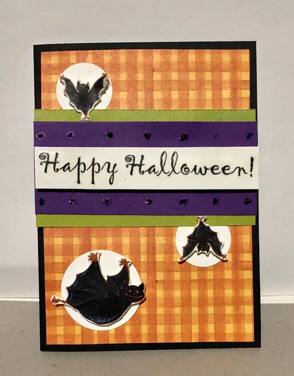Halloween Bats Card