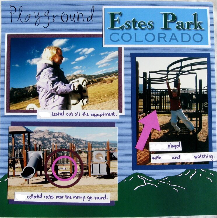 Playground at Estes Park