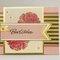 Pinks and Gold Best Wishes Wedding Card