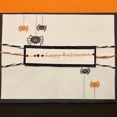 Spiders Halloween Card
