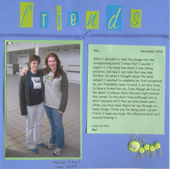 Friends Title Page