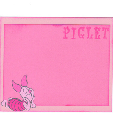 Piglet Journal Box