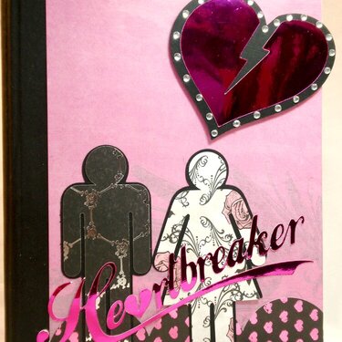 HEARTBREAKER Altered comp book