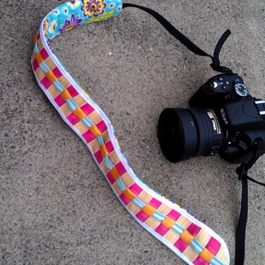 ribbon camera strap