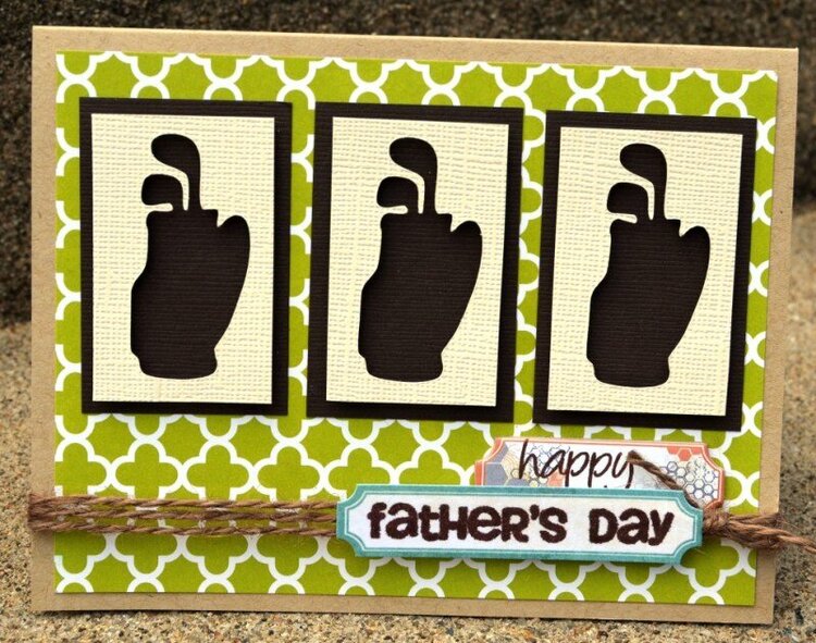 Father&#039;s Day golf card
