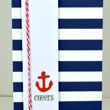 cheers nautical card