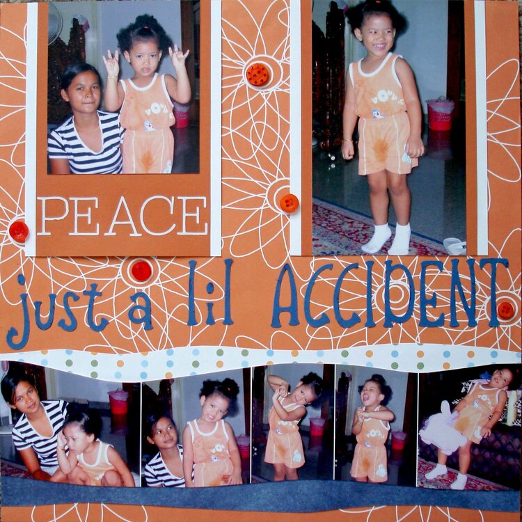 Peace, just a lil accident