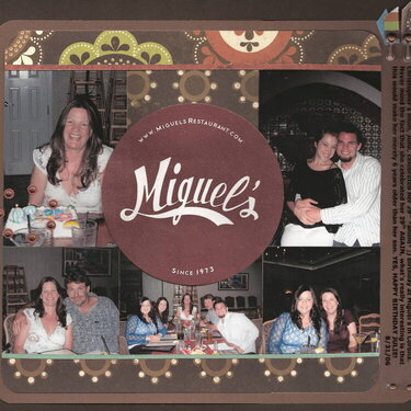 Miguel&#039;s (Julie&#039;s 29th b-day)