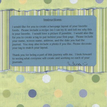 Recipes Circle Journal