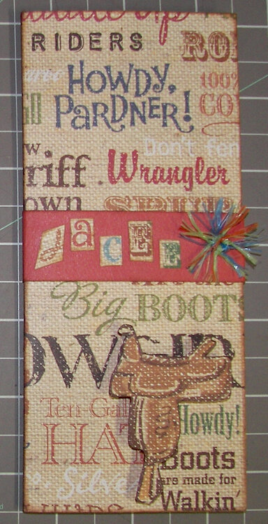 Graduation Card For Cowgirl