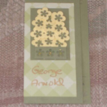 Get well card for George