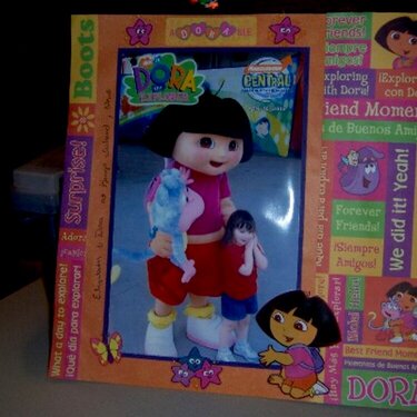 Meeting Dora the Explorer