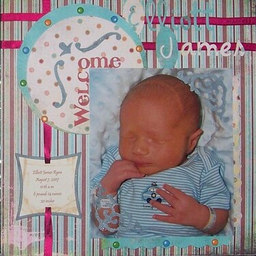 Elliott&#039;s newborn picture