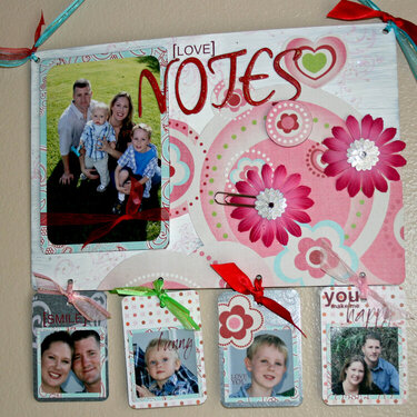 Love Notes Metal Magnetic Message Board