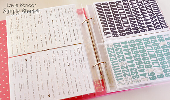 Planner Sticker Storage