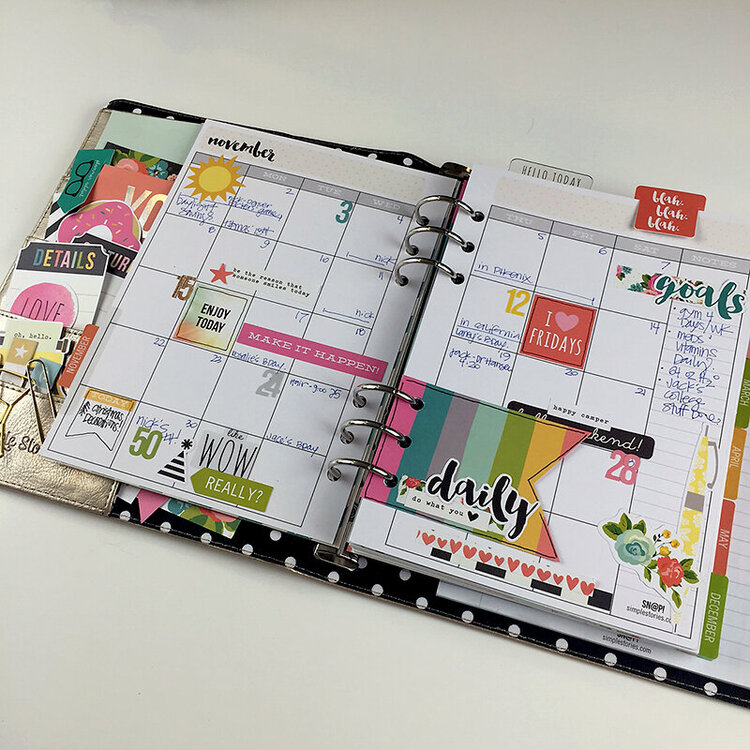 Simple Stories Carpe Diem Planner!