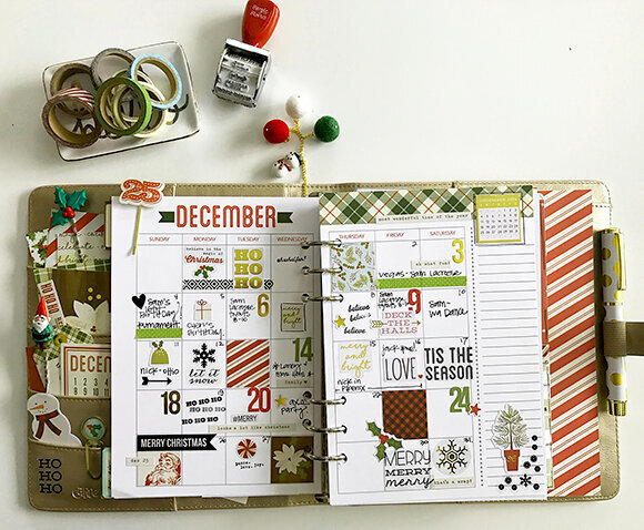 December in my Carpe Diem Planner